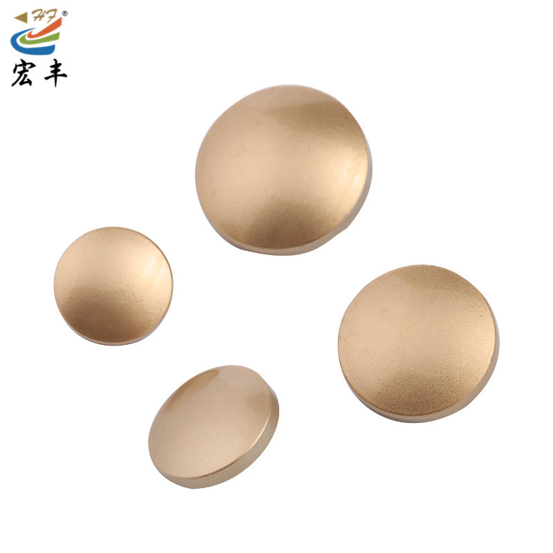 合金纽扣蘑菇/现货纽扣金属白底实物图