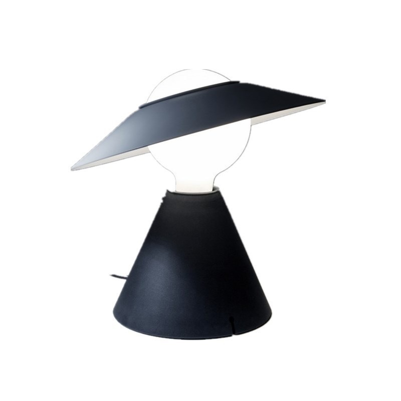 Postmodern children's room desk lamp, popular bedroom bedside study lamp, living room model room decoration, Little Flying Man straw hat lamp Item Picture