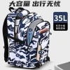 The 2025 new model of camouflage schoolbag for junior and senior high school students, large-capacity backpack for reducing burden and protecting the spine, and graffiti backpack details Picture