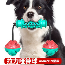 宠物用品狗狗玩具拉绳训练球耐咬狗牙刷磨牙棒