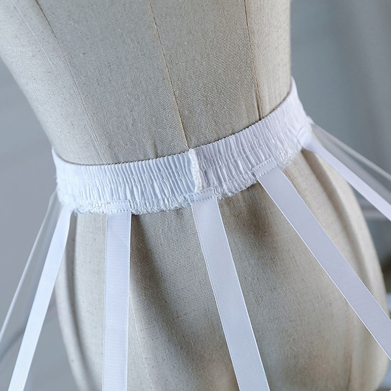 Black Lolita skirt hollowed out bird cage adjustable fish bone five steel ring Black LOLita Princess wedding dress tutu skirt Specification drawing