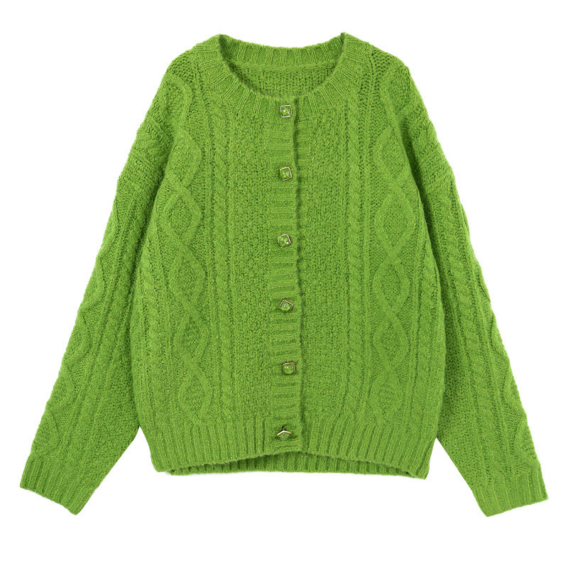 Cardigan Women's Autumn 2022 Spring and Autumn New women's versatile knitted sweater, loose Korean style sweet long-sleeved sweater coat Item Picture