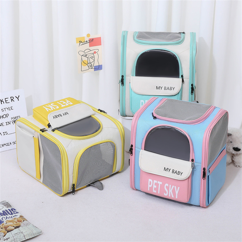 狗包/宠物用品/宠物猫狗背包/宠物帆布袋/宠物背包产品图