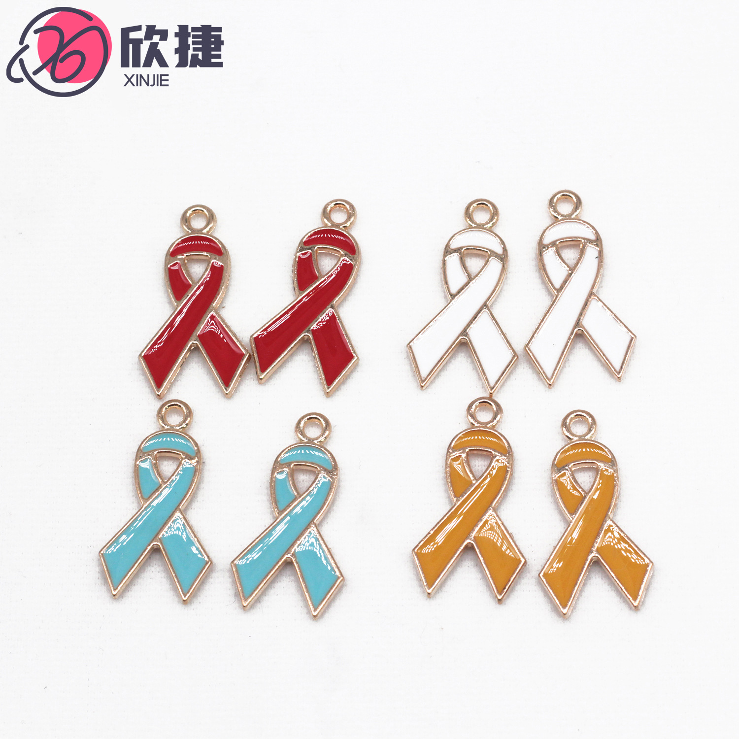 领结领带蝴蝶结领巾 diy合金滴油饰品配件跨境发饰钥匙扣挂件吊坠