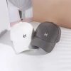 2021 New hard-top baseball caps for women, Korean lettered baseball caps, sun protection caps, couple hats, and trendy men Specification image