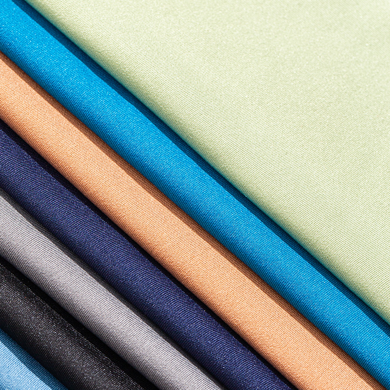 75D straight Gunny four-sided elastic women's coat, wide-leg pants, dress fabric, polyester spandex double-sided fabric, custom-made Item Picture