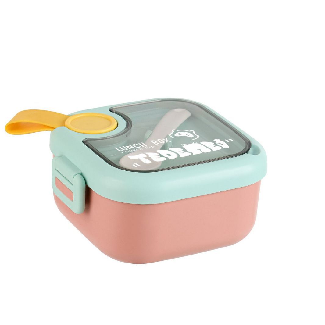 Terdeme Baby Antibacterial Food Bowl Microwave Children's Lunch Box Portable Drop-Proof Tableware Set Item Picture