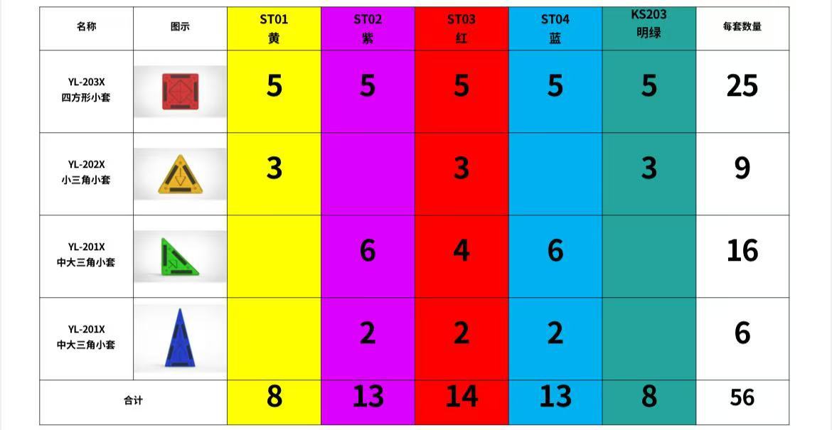 儿童彩窗磁力片强磁力益智拼装积木散片磁性积木套装玩具批发详情14