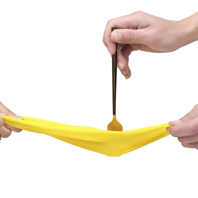 Yellow ox tendon labor protection dishwashing honor, Nanyang gloves, women's industrial leather, household cleaning, kitchen rubber latex protection Specification image