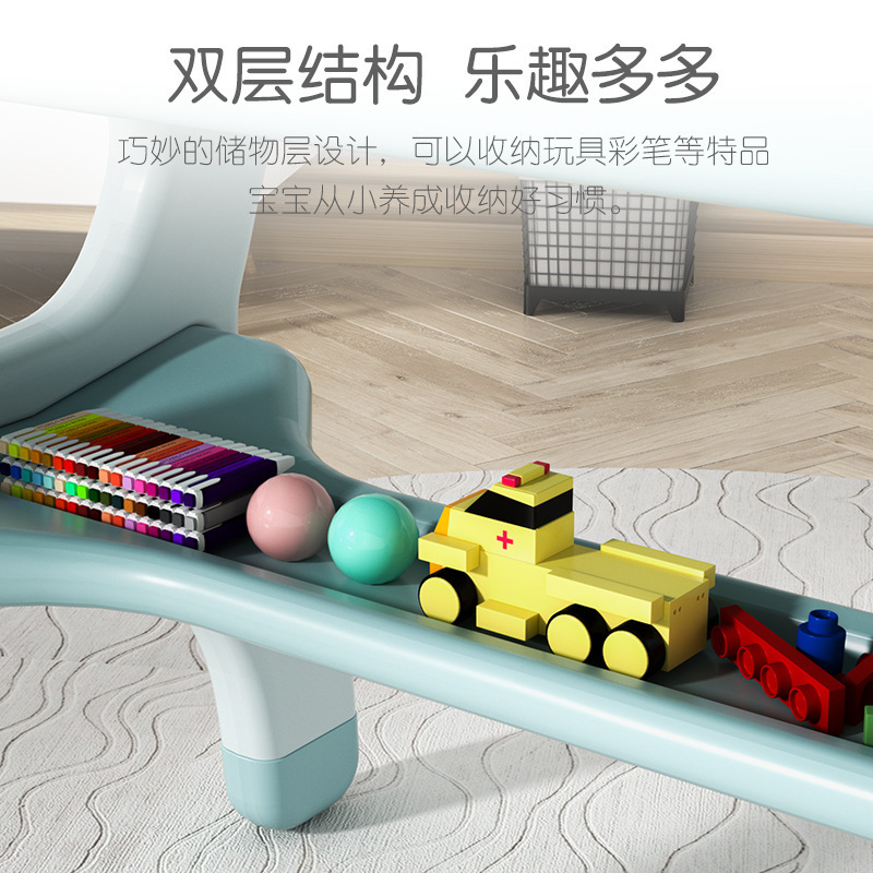 可躺课桌椅/儿童学习桌/雙層床/转椅/儿童写字桌细节图