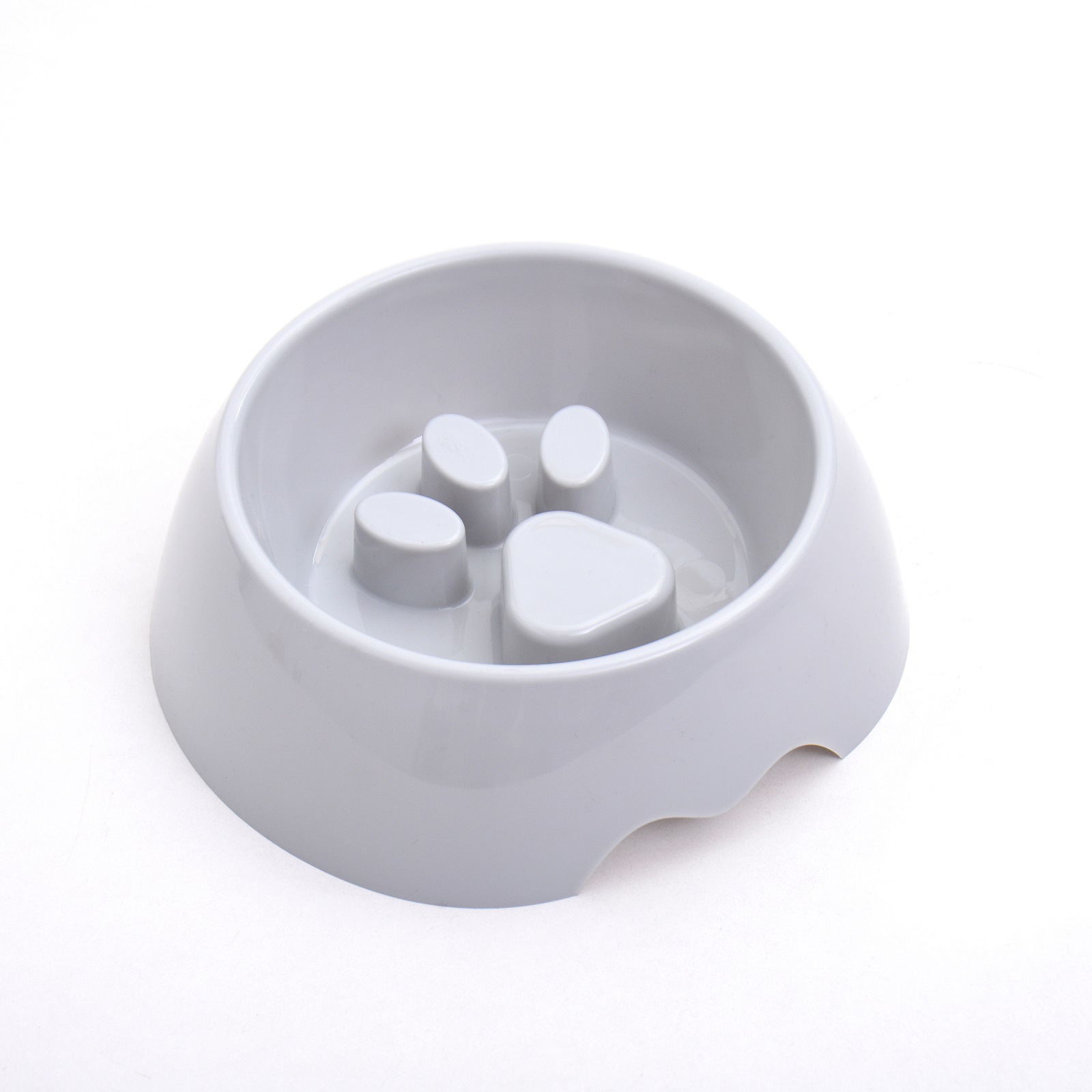 Dog anti-choking bowl, pet slow food bowl, puppy slow food single bowl, pet supplies plastic Item Picture