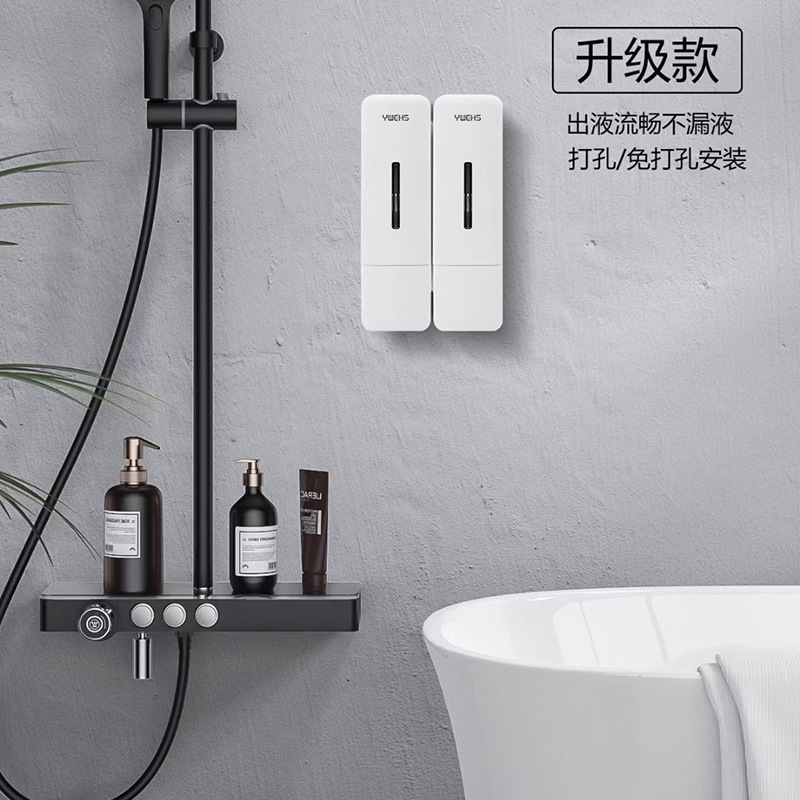 Wall Soap Dispenser Shampoo Shower Gel Dispenser Press Hand Sanitizer Box Hotel New Plastic Soap Dispenser