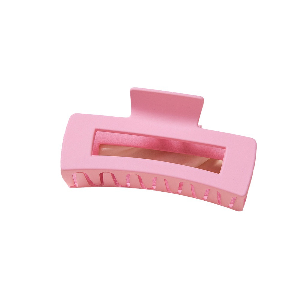Cross Border Amazon Square Frosted Grip Clip Hair Clip Back Head Clip 10.5Cm Large Shark Hair Grip Item Picture