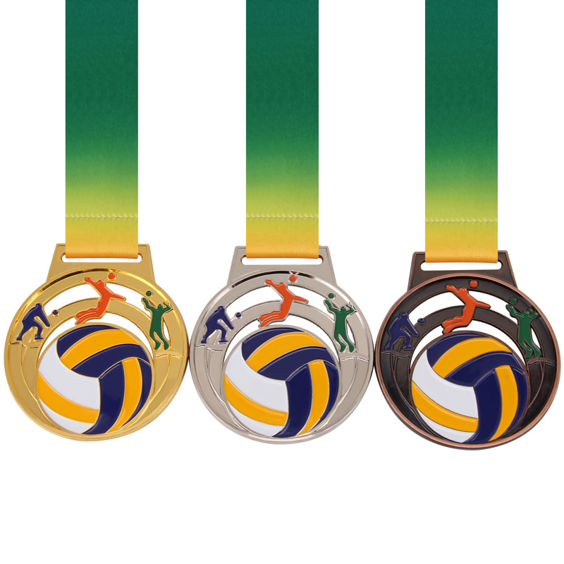 Hollowed-out MEDALS for football and basketball sports events, custom-made sports event souvenirs, MEDALS with logos printed on them Item Picture