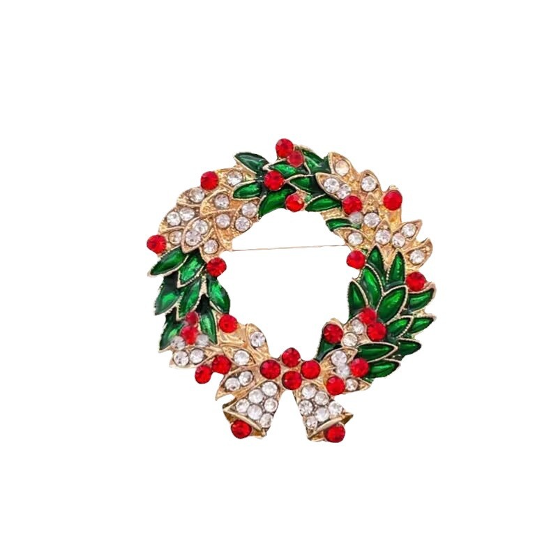 New Christmas Brooch Women Senior Sense Cute Santa Claus Anti-Slip Pin Fashion High-End Accessories Wholesale Item Picture