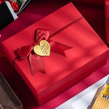 礼物盒婚礼伴手礼礼盒高颜值中国红新年生日情人节口红围巾盒