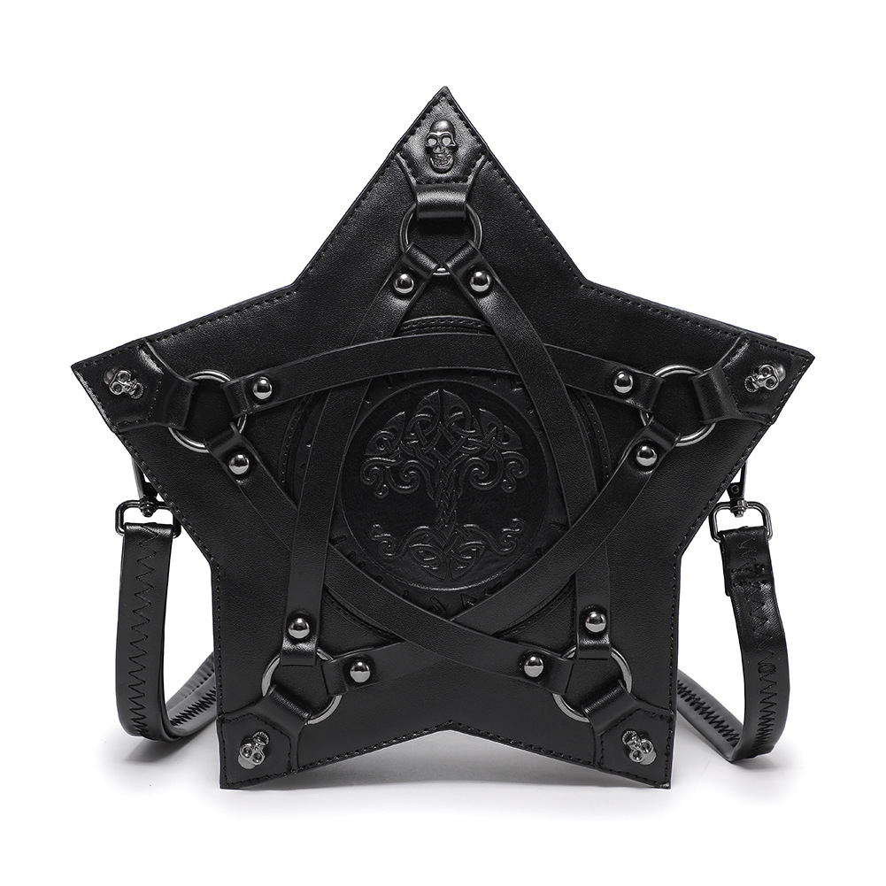 Cross-border TEMU Amazon export bags, women's Gothic embossed niche women's backpacks, European single-shoulder crossbody bags Specification image