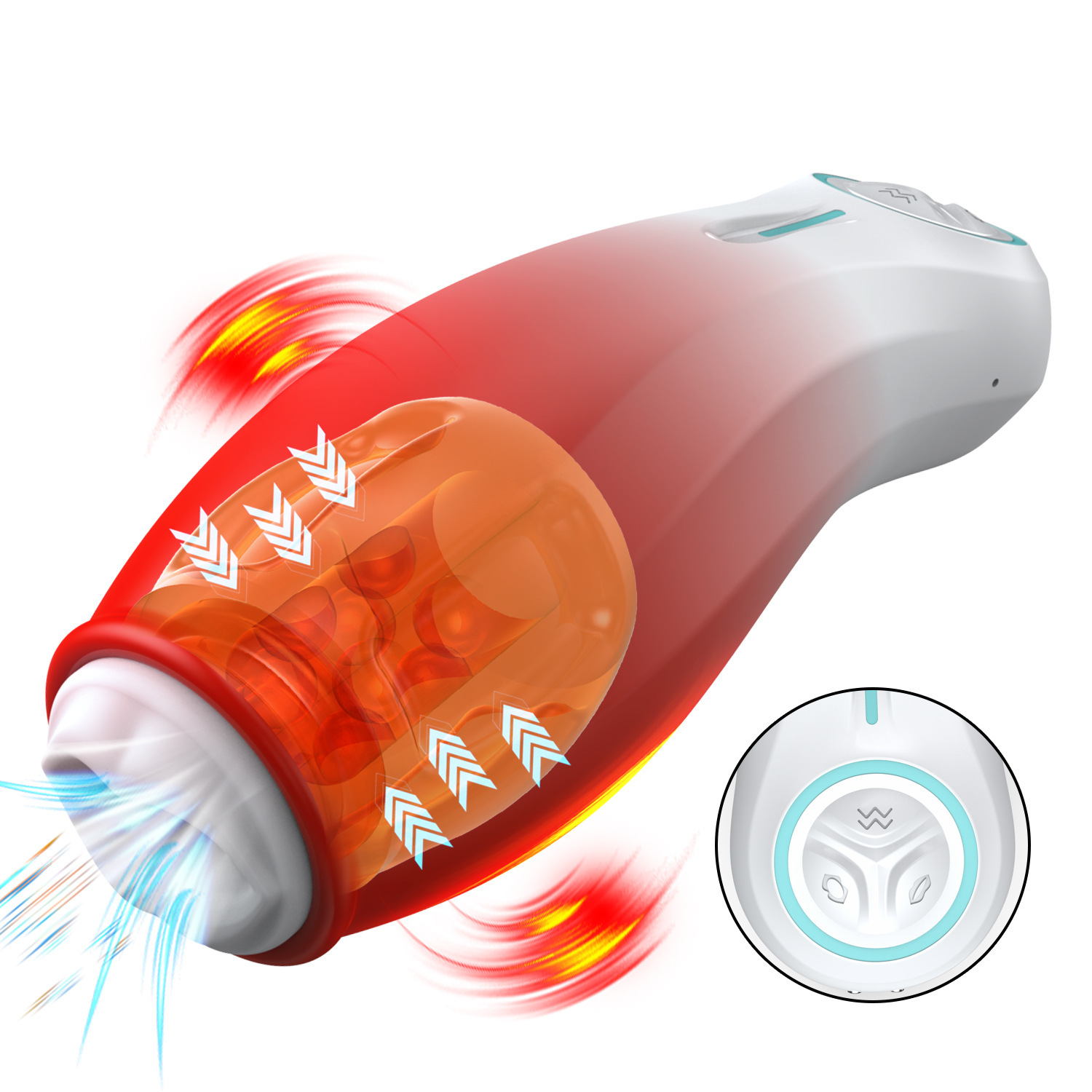 New product: Longying Airplane Cup, multi-frequency vibration negative pressure sucking clamp, Silicone doll, male masturbation device, adult charm Application Scenario