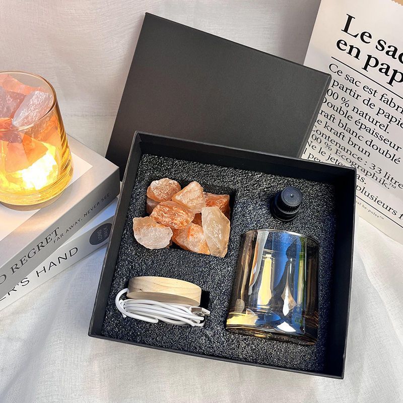 套装礼盒送人礼品送男生生日礼物实用香薰无香晶石摆件伴手礼