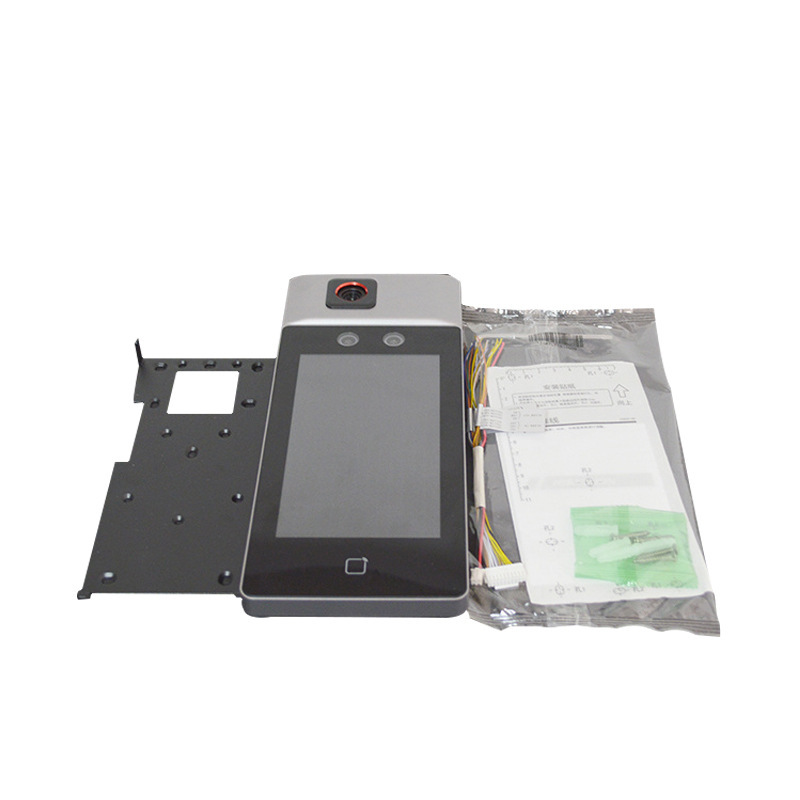 Hikvision 7-inch facial recognition temperature measurement door attendance all-in-one machine DS-K1T671M-3XF card swiping infrared Specification image