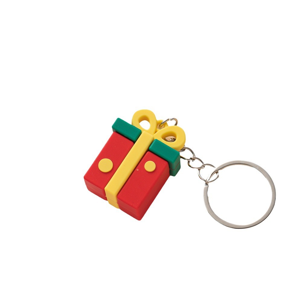 Christmas keychains, cute Christmas pendants, Santa Claus Christmas tree keychains, pendants, figurines, small gifts to be given Item Picture