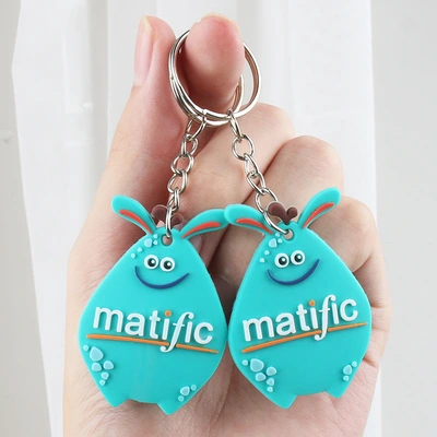Creative and lovely cartoon key chain spot gift small wholesale gift bag small pendant car key chain ring thumbnail