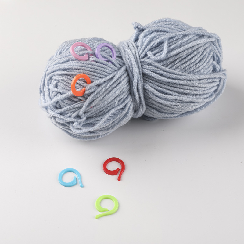 Multicolored Large Open Counter Counting Ring Sweater Knitting Mark Buckle Line Count Ring Comma Ring Counting Buckle Specification drawing