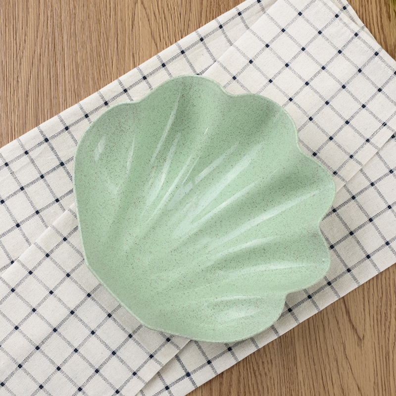 Factory direct sales: Nordic-colored candy plates, living room desktop snack plates, creative shell pastry plates Item Picture