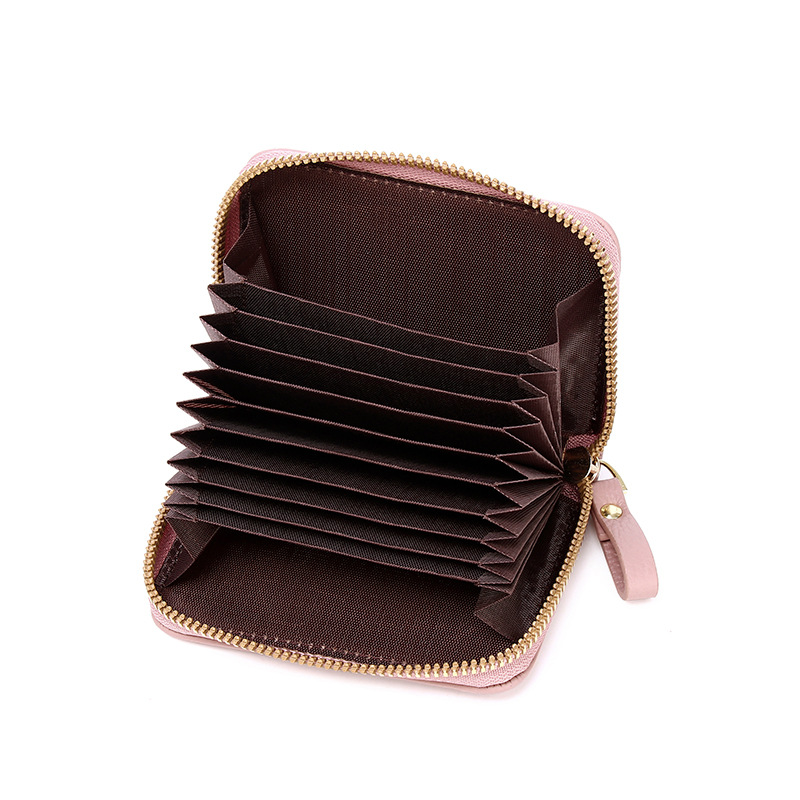 Rfid Anti-Theft Brush Organ Card Bag Men's And Women's Card Holder Card Bag Multi-Function Zipper Small Wallet Driver's License Bag Application Scenario