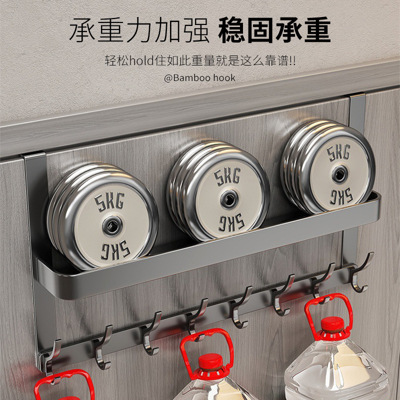 The rear hook-mounted door, clothes hanging rack, storage rack, ready-to-use entrance door, wall-mounted rack, hook-mounted door back type Application Scenario