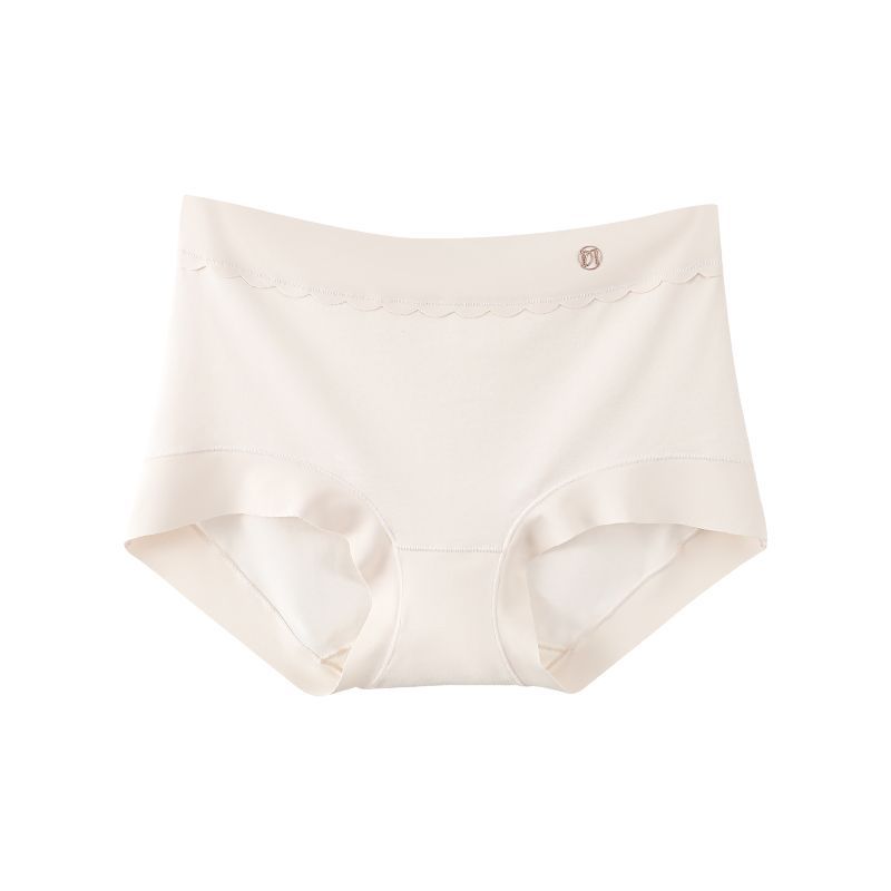 Class a baby cotton underpants, high-waisted women, soft and seamless 80S Xinjiang cotton full pants, antibacterial mulberry silk triangle pants Item Picture