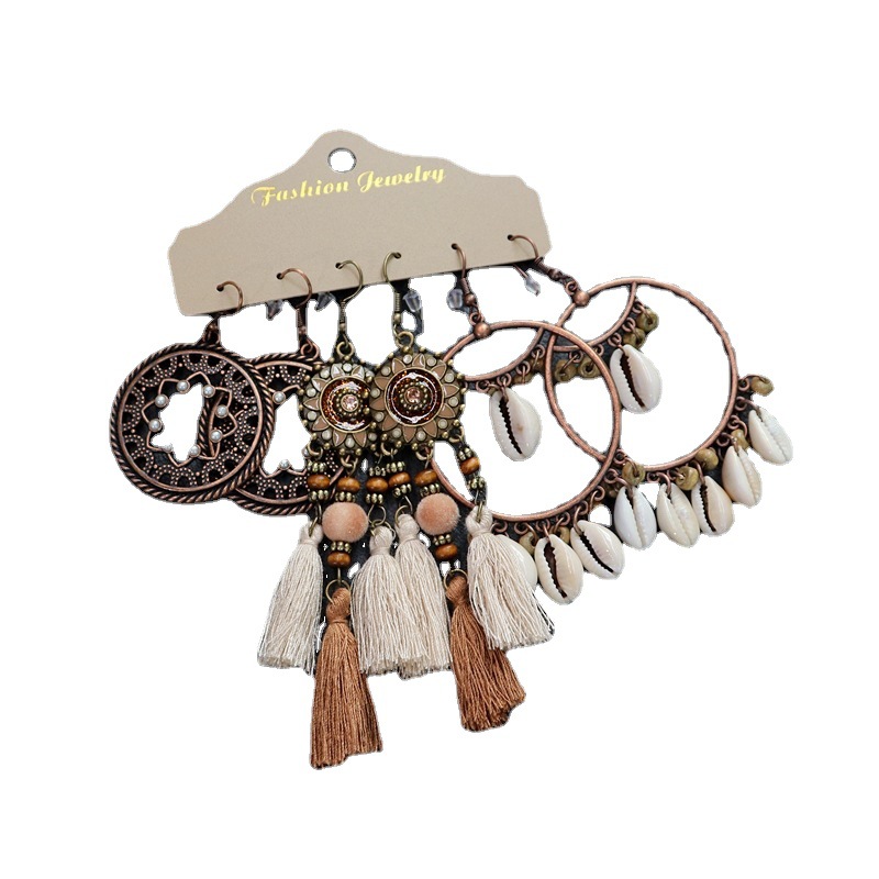 الأقراط الشعبية البوهيمية، ذات الأقراط الطويلة، ذات الأقراط الطويلة Item Picture