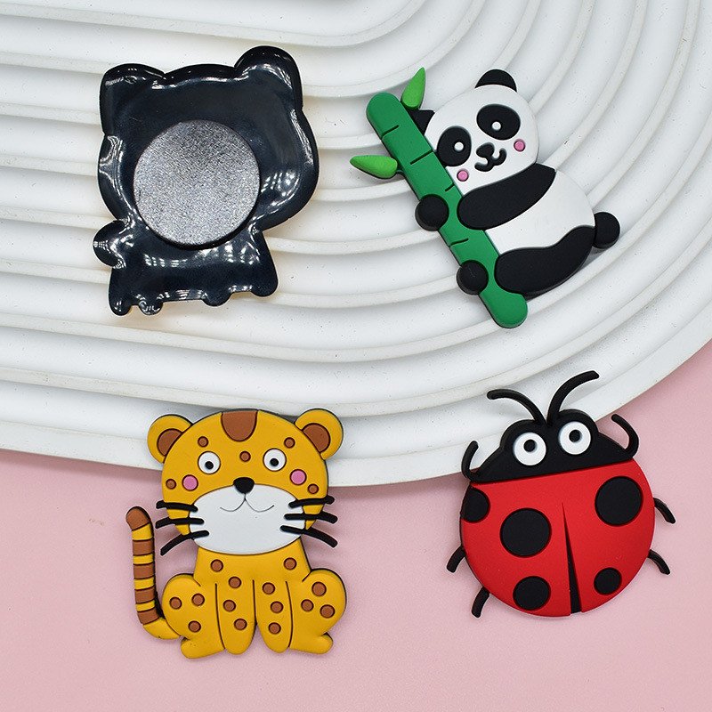 Cute cartoon fridge magnets, creative PVC soft adhesive magnetic stickers, DIY early education stickers, wholesale magnetic stickers, children's message stickers Specification image