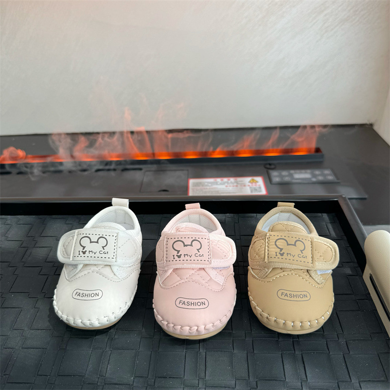 Baby shoes, baby and toddler shoes, men's and women's anti-slip soft-soled shoes, 0-1 year old spring and autumn casual breathable walking shoes Specification image