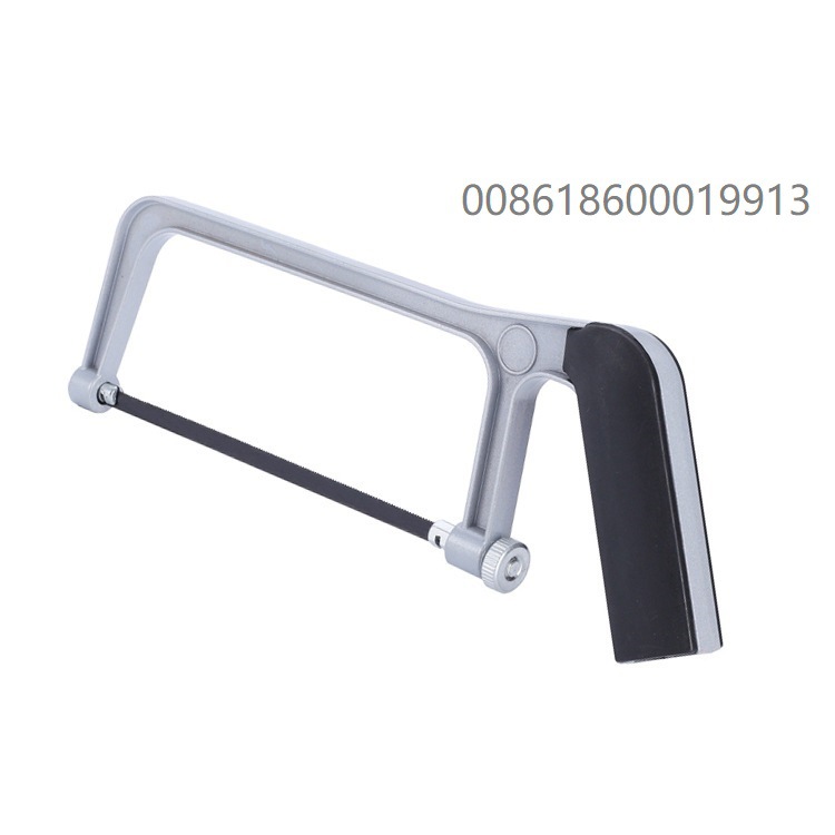 迷你钢锯架/hacksaw/木工手工锯白底实物图