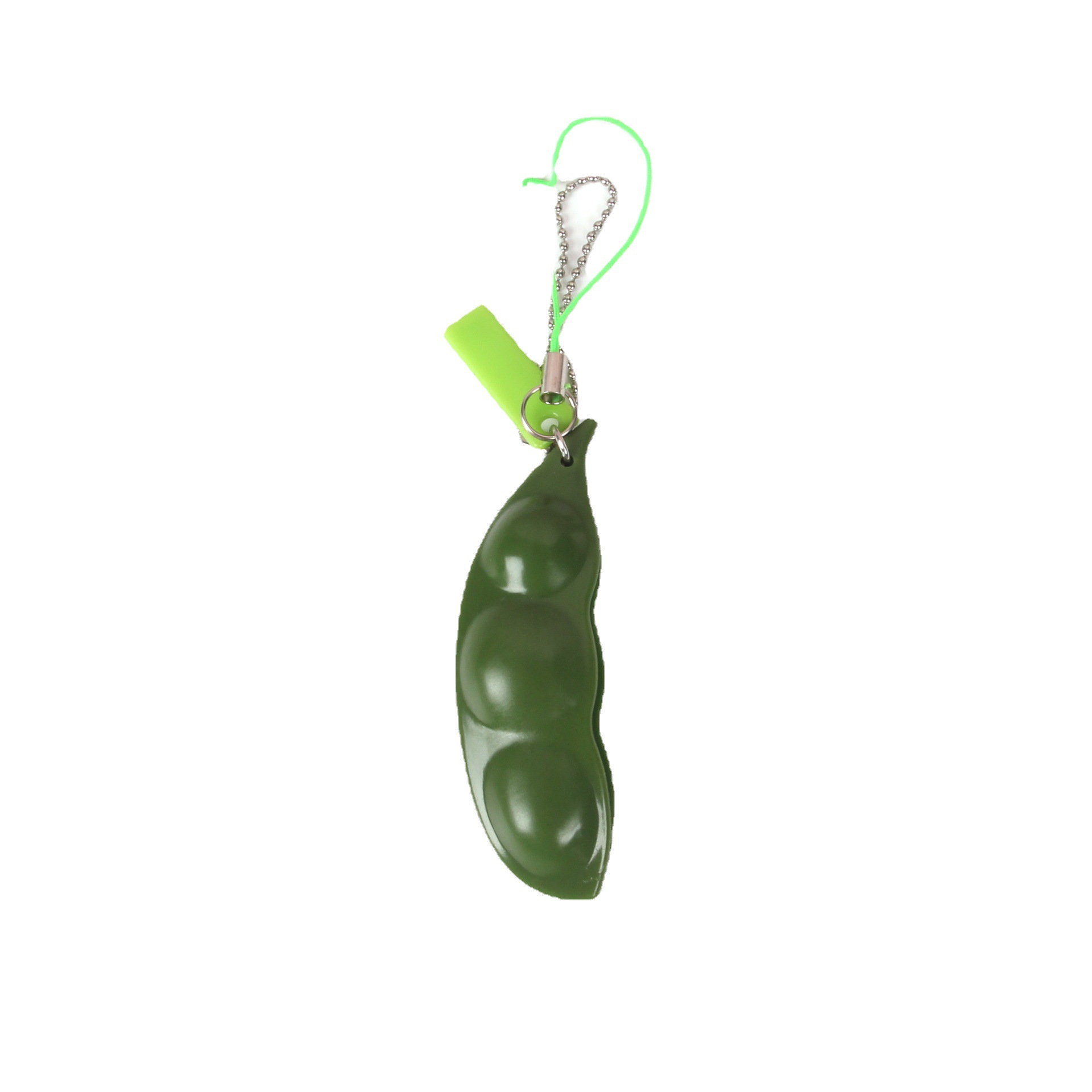 Cross-border Squeeze Edamame Squeeze Fun to Relieve Stress, Unlimited Squeeze Squeeze Fun, Pea Pod Keychain Release toys wholesale Item Picture