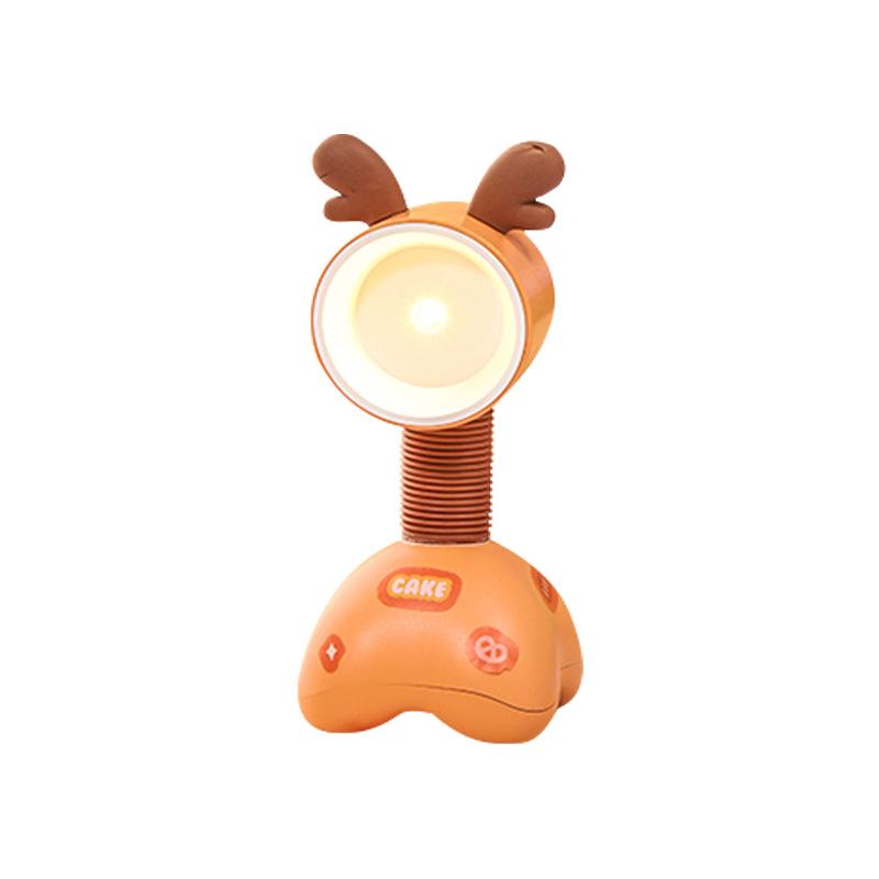 Cartoon Diy Mini Table Lamp Adjustable Angle Children's Room Soft Light Eye Protection Night Light Table Decoration Item Picture