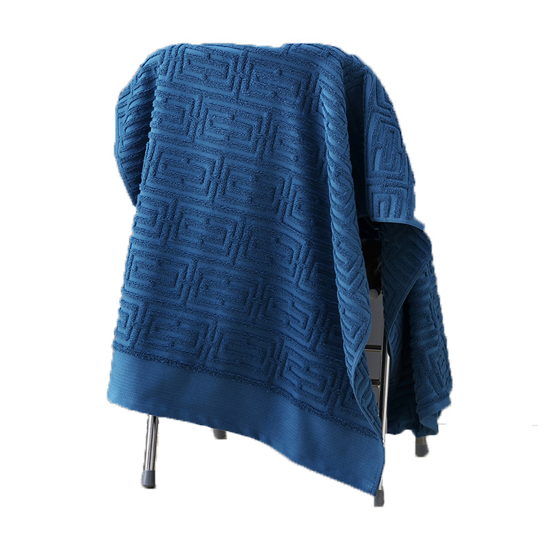Beauty Salon Bath Towel Bath Cotton Absorbent Speed Does Not Drop Wool Xinjiang Cotton Soft Thickening Adult Bath Towel Wholesale Item Picture