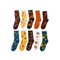 Socks stall a generation of Thanksgiving socks style more 2023 cross-border Amazon Christmas socks Thanksgiving socks Halloween socks