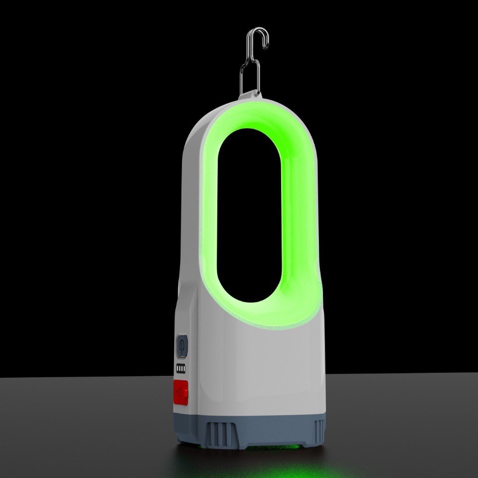 Outdoor camping lamp, seven-color atmosphere lamp, multi-functional portable lamp, mobile phone emergency charging Specification image