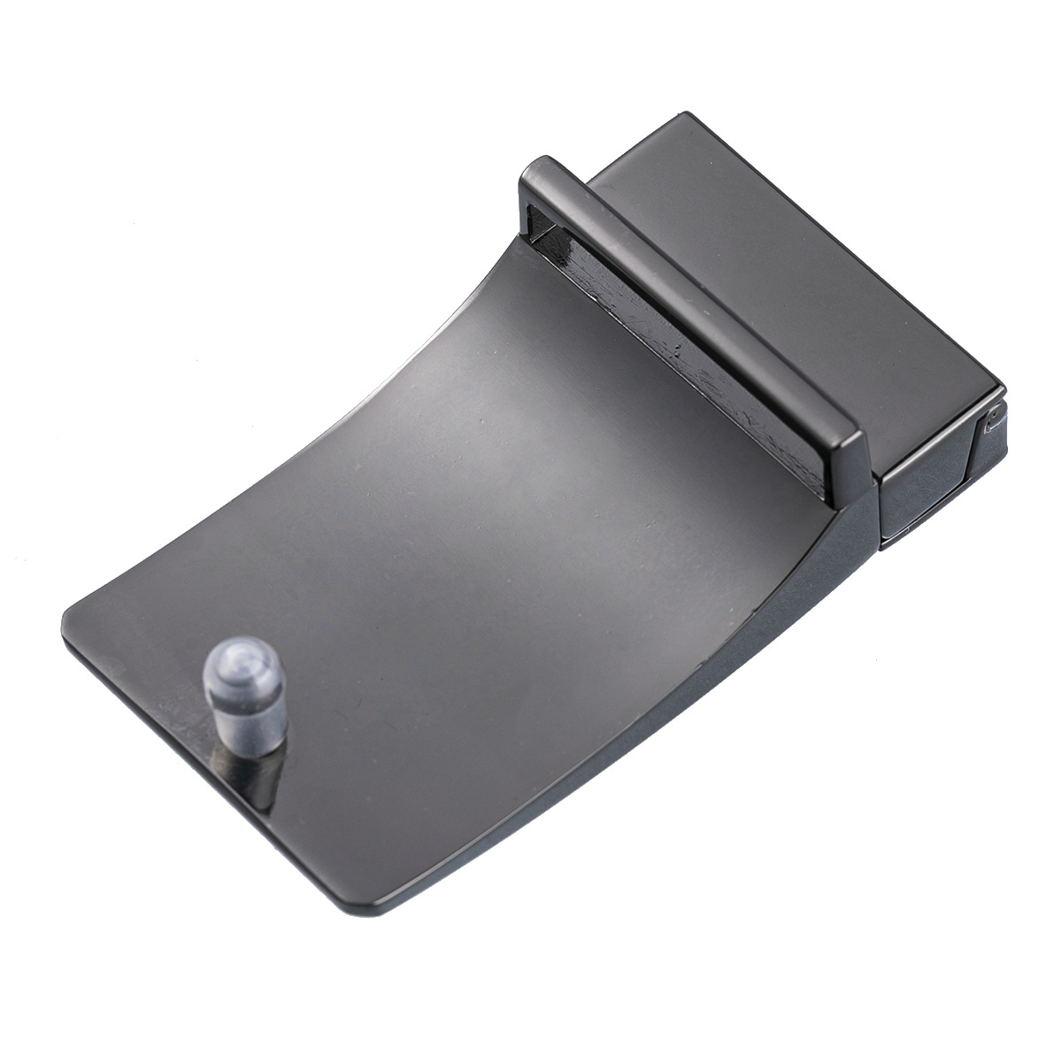 Line Black Gray Men's Simple Wear-Resistant Zinc Alloy Belt Buckle 33Mm Perforated Belt Belt Buckle Flat Skateboard Buckle Specification drawing