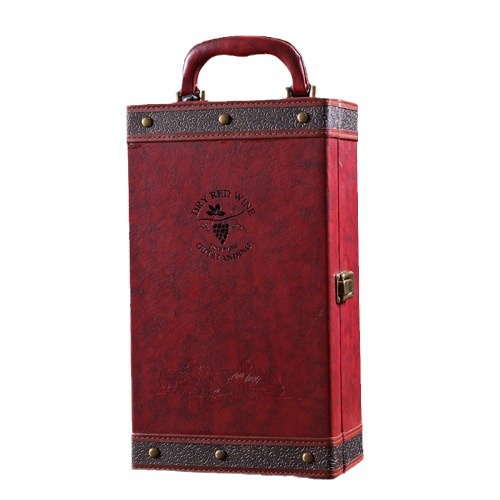 اثنين من علب النبيذ الأحمر، مربع هدايا النبيذ النبيذ، علب علب النبيذ النبيذ الأحمر Item Picture