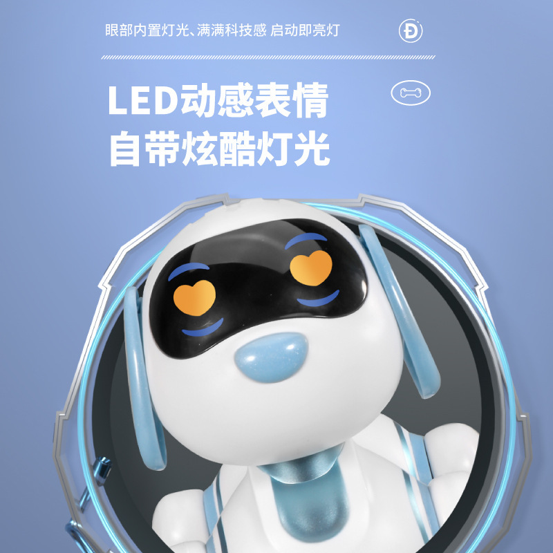 Yingjia 6601 Intelligent Robot Dog Early Education Programming Remote Control Toy Music Story Children's Intelligent Toy Electric Stunt Dog Application Scenario
