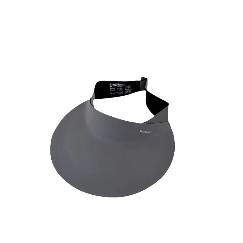 Seamless Integrated Sunblock Hat Women's Uv Protective Sun Hat Summer Sports Large Brim Empty Top Foldable Sun Hat