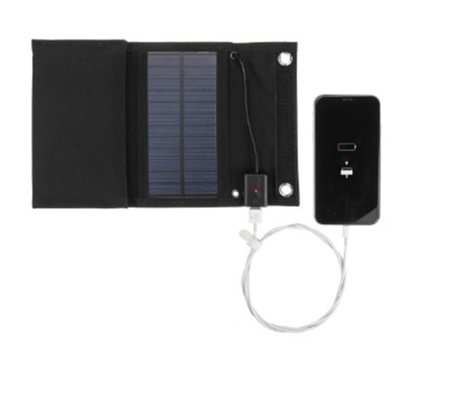 10W Solar Panel Folding Bag Solar Charger For Outdoor Travel Waterproof Solar Charging Folding Bag Specification drawing