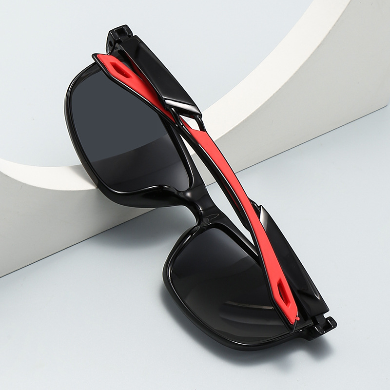 New outdoor polarized sunglasses, men's sports color-changing driving frame 3235 cycling sunglasses Specification image