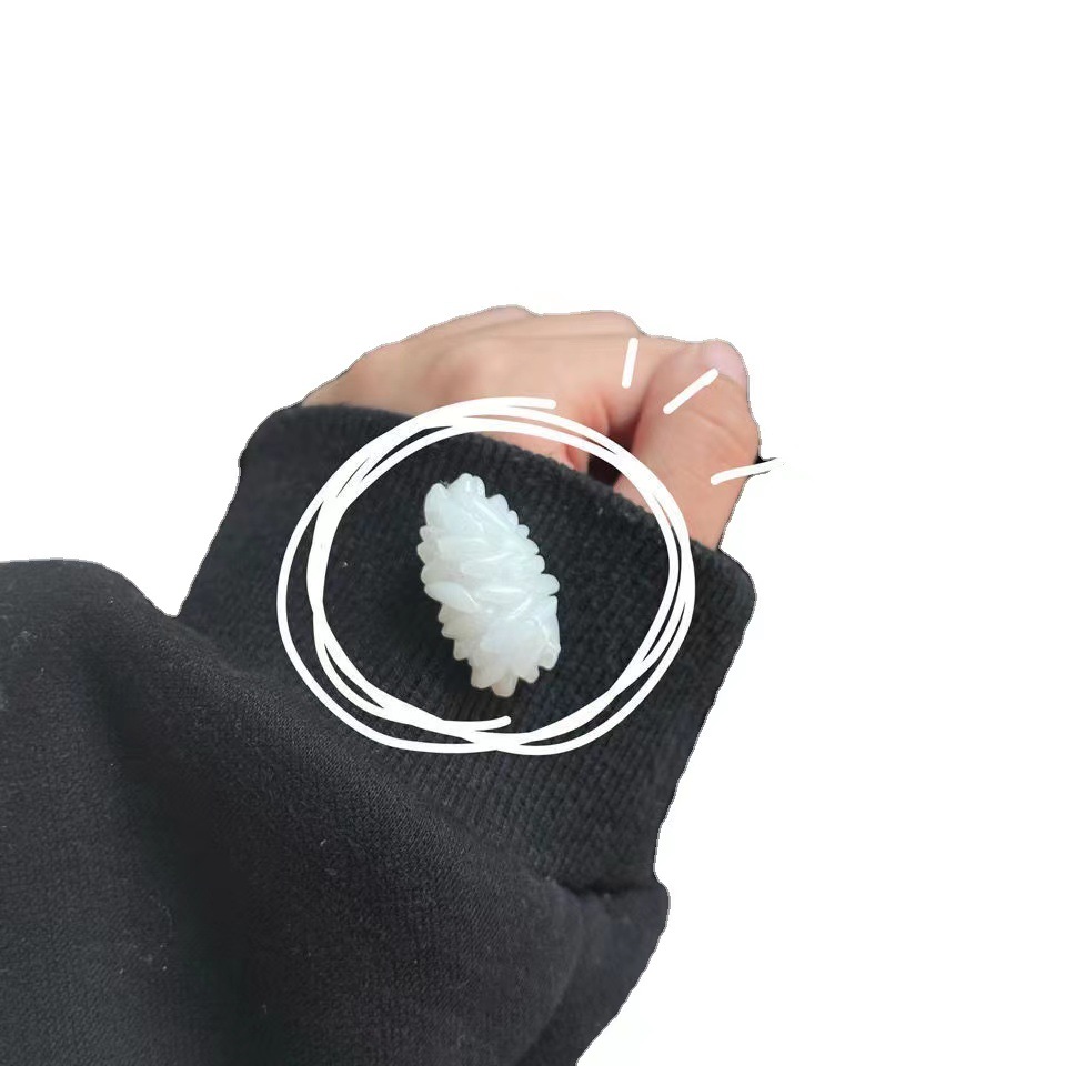 A great way to chat with rice grain hair clips: Foodie pins, creative simulation food, fun brooches, rice ball hair clips Item Picture
