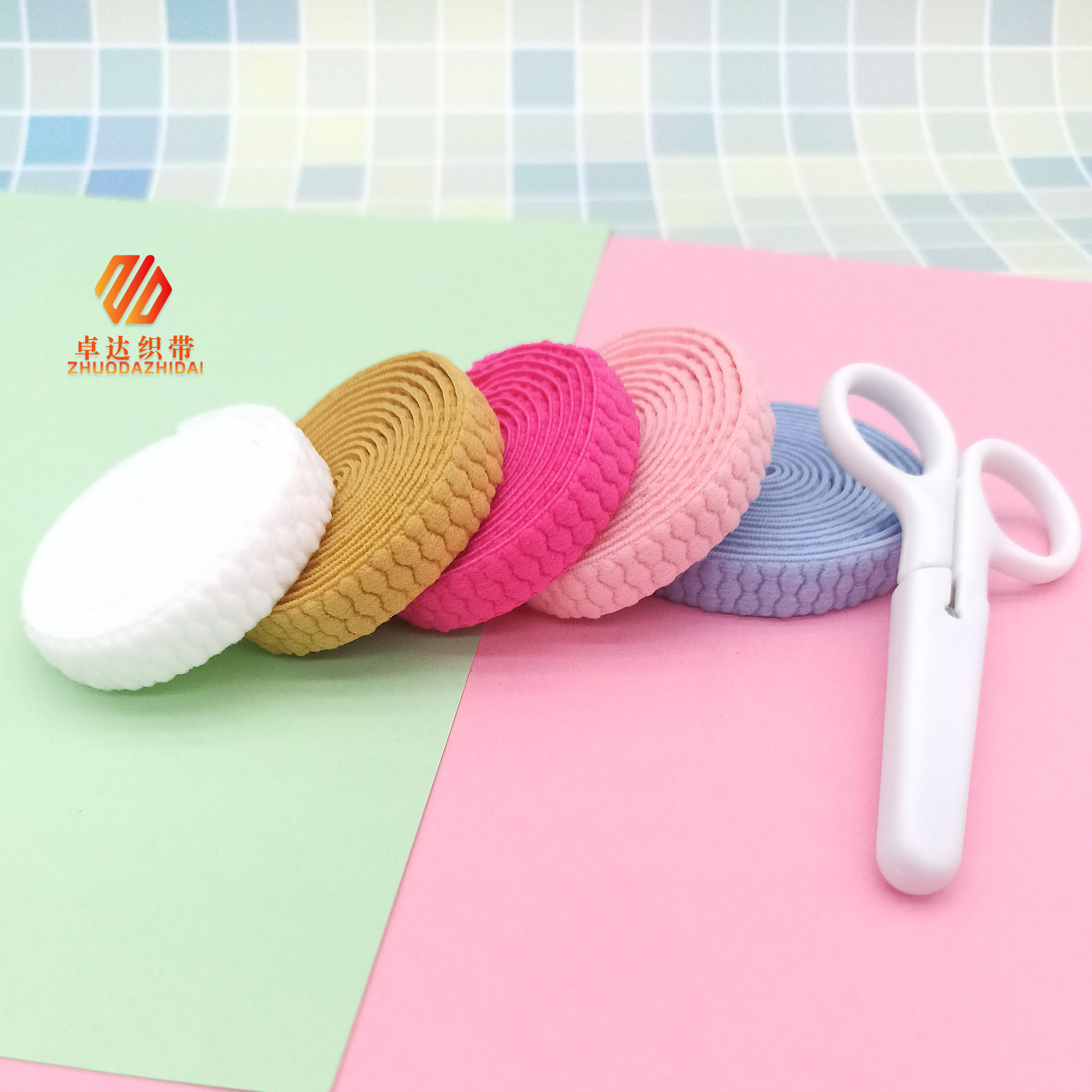 Manufacturers Wholesale Suede Soft Underwear Shoulder Strap Black And White Spot Nylon High Elastic Elastic Color Elastic Webbing Specification drawing