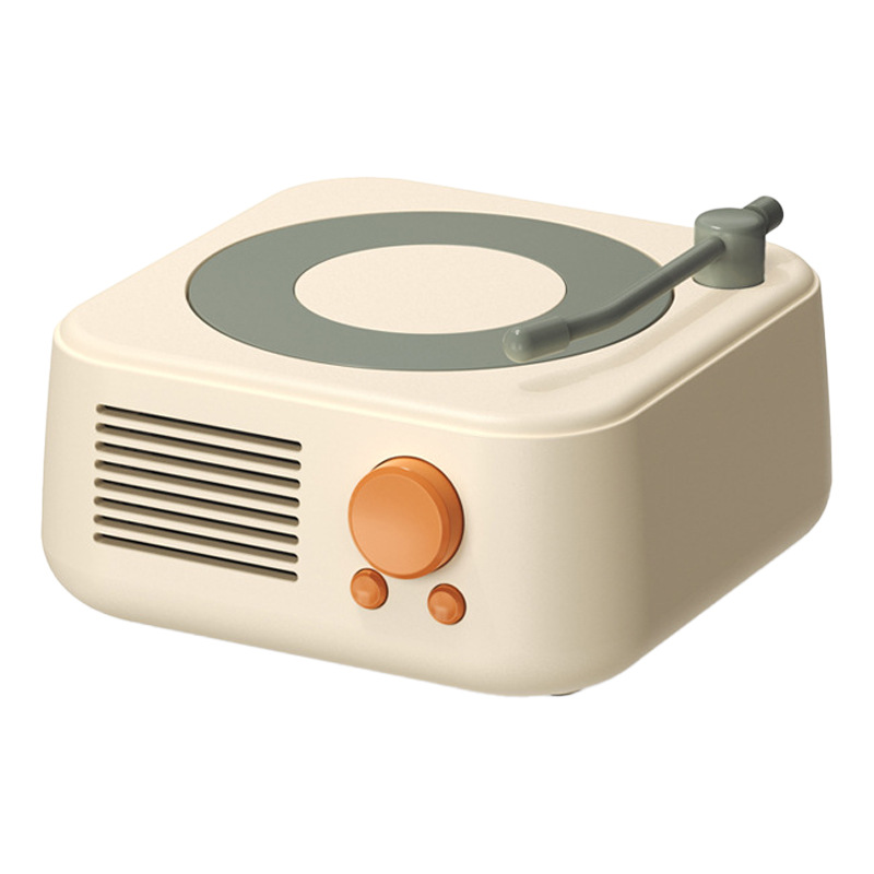 Retro Bluetooth speaker Small mini portable small audio custom logo home desktop decoration advanced sense audio Item Picture