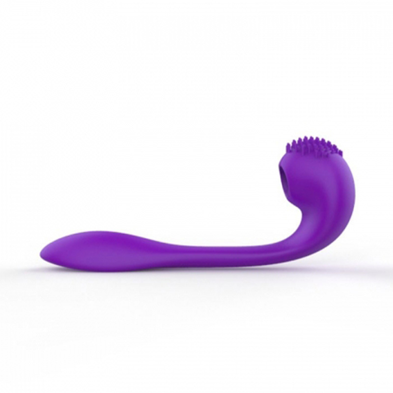 Double-head vibrating stick, women's milk suction and masturbation device, electric female sex and adult products Specification drawing